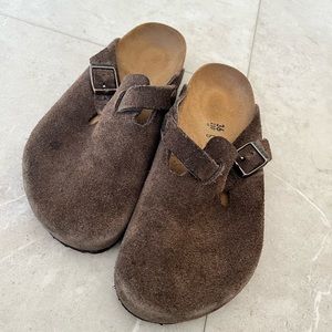 Birkenstock Boston Mocha size 36 - brand new footbed and sole